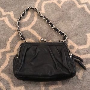 Coach bag with silver hardware